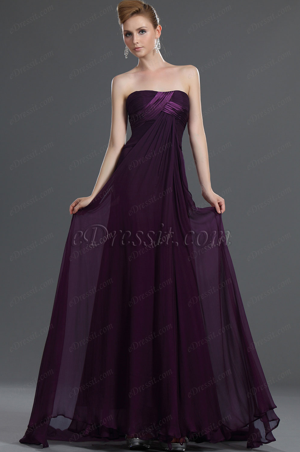 Bustier 100% Soie Robe de Soiree