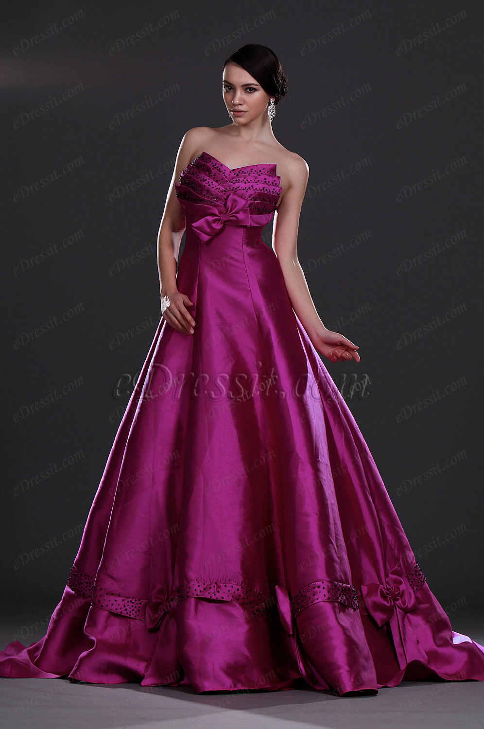 New Stylish Strapless Ball Gown