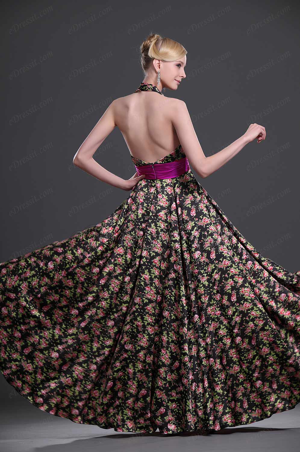 New Collection Halter Evening Dress