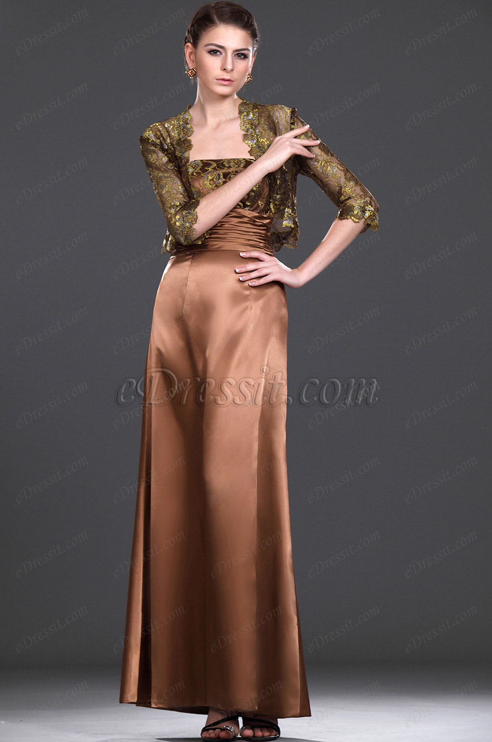 Neu Verlockend Zwei Stücke Kleid für Braut’s Mutter