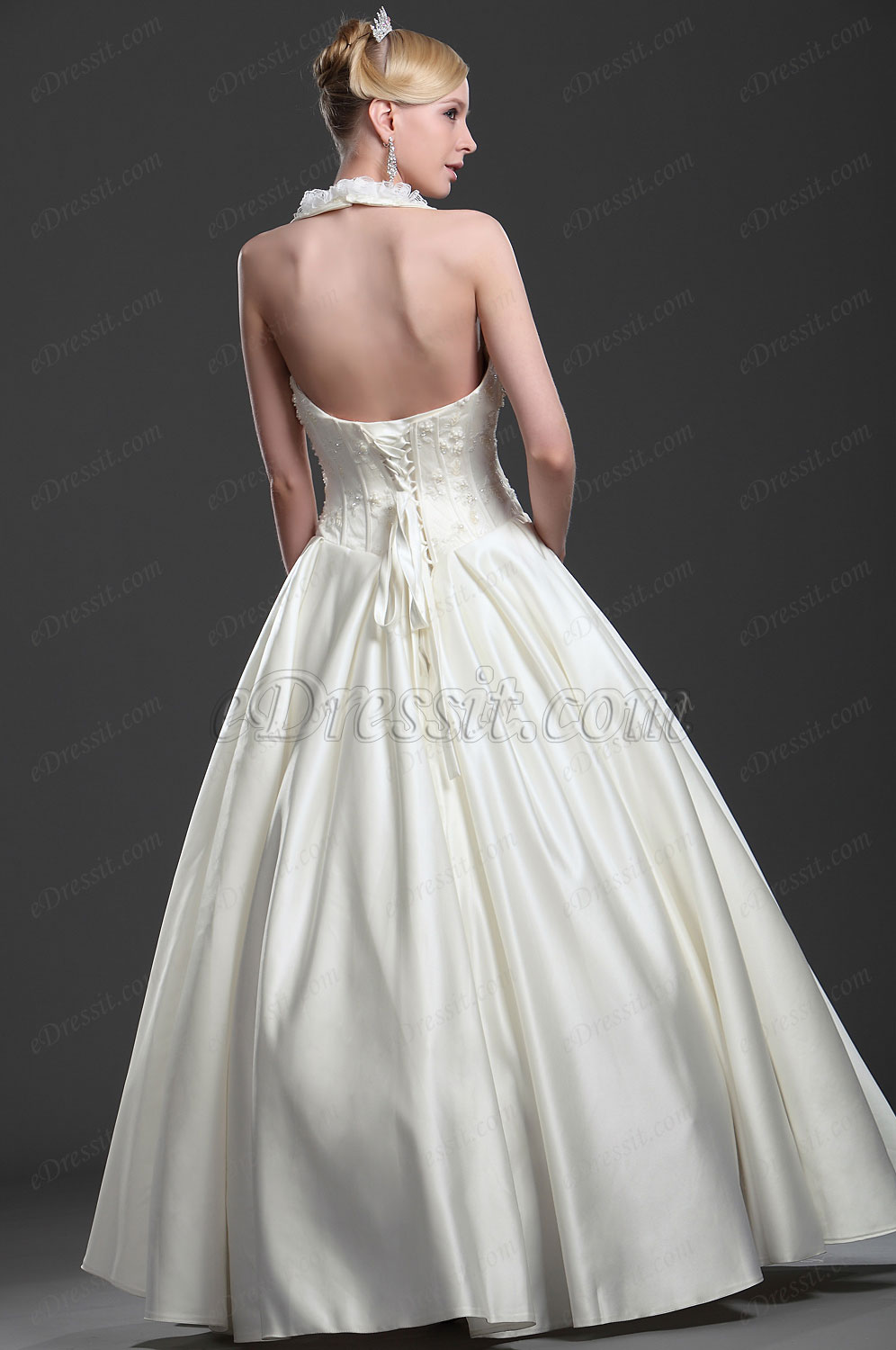 Halter Robe de Mariee