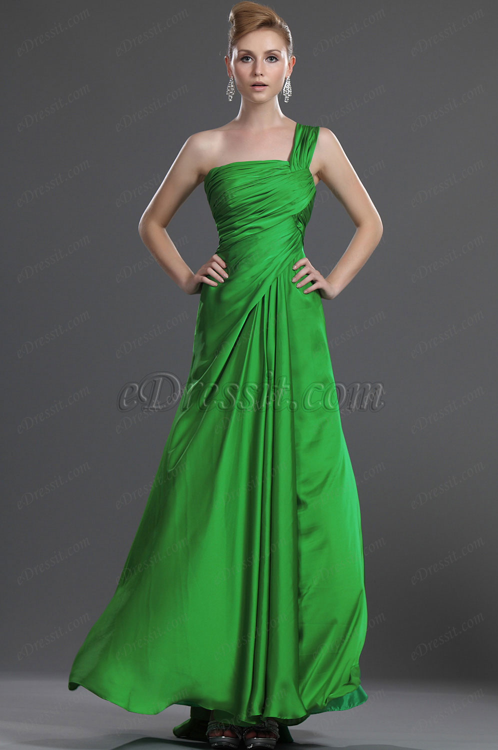 New Hot Style One Shoulder Evening Dress