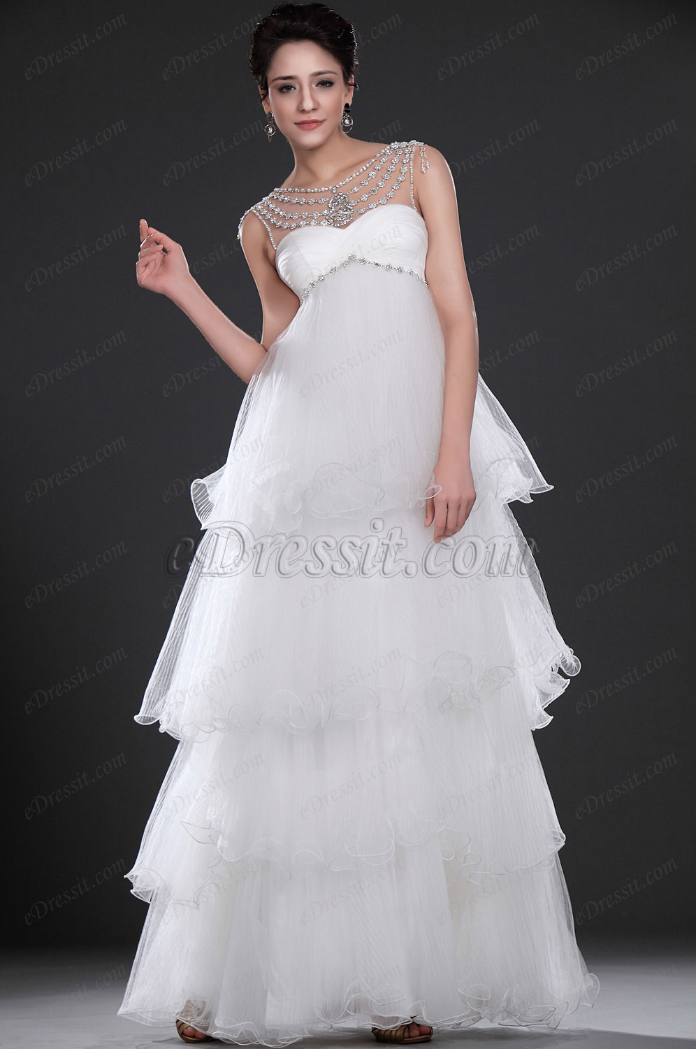 Горячое стильное  свадебное платье