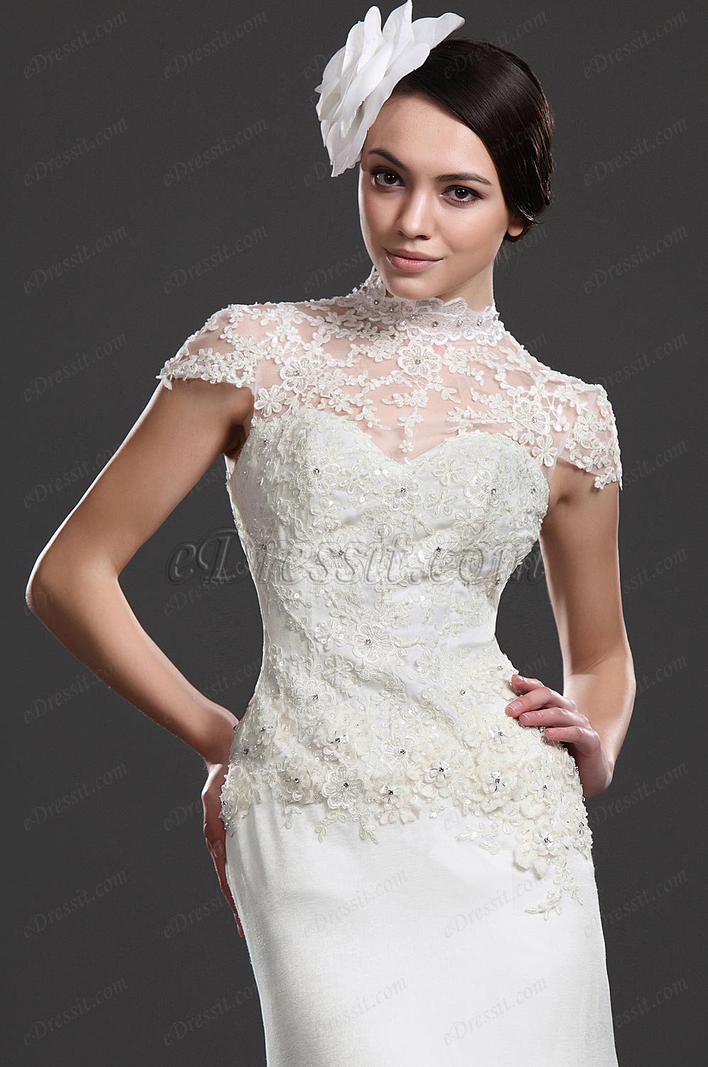 Elegant Lace Wedding Gown