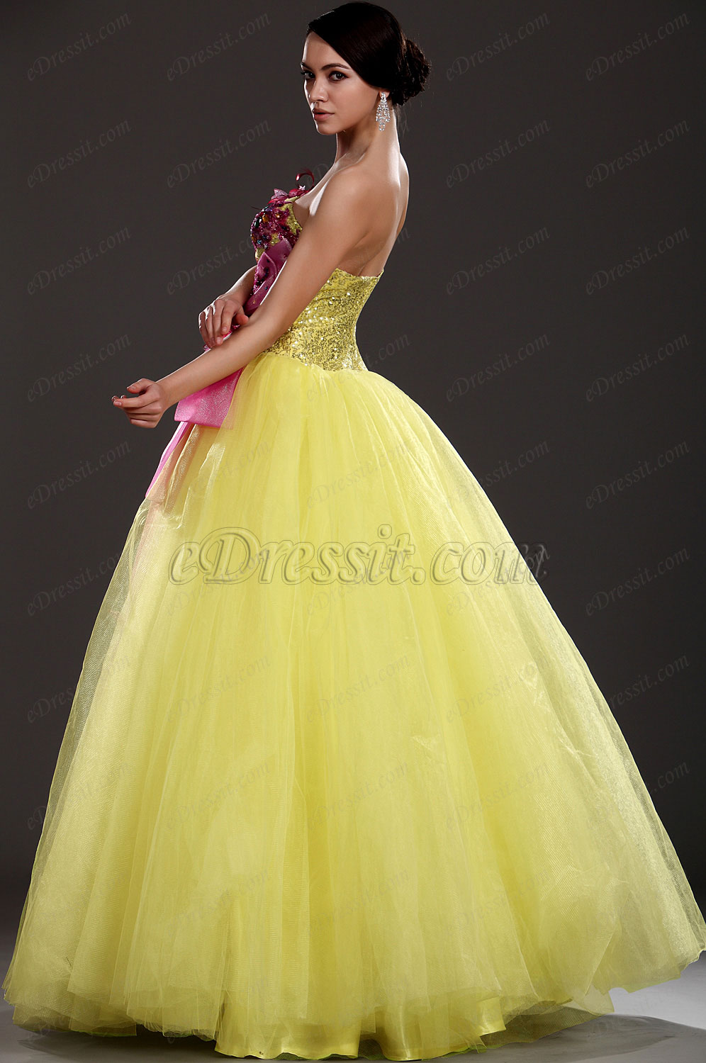 Robe de Soiree Sans bretelle