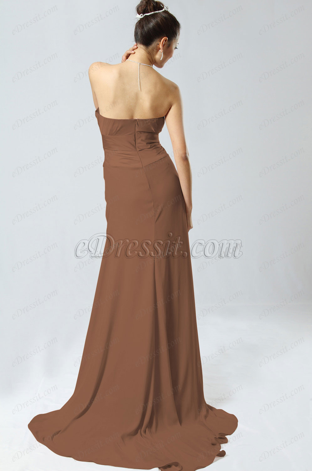 Clearance Sale!  Marron Evening Dress--Size UK12