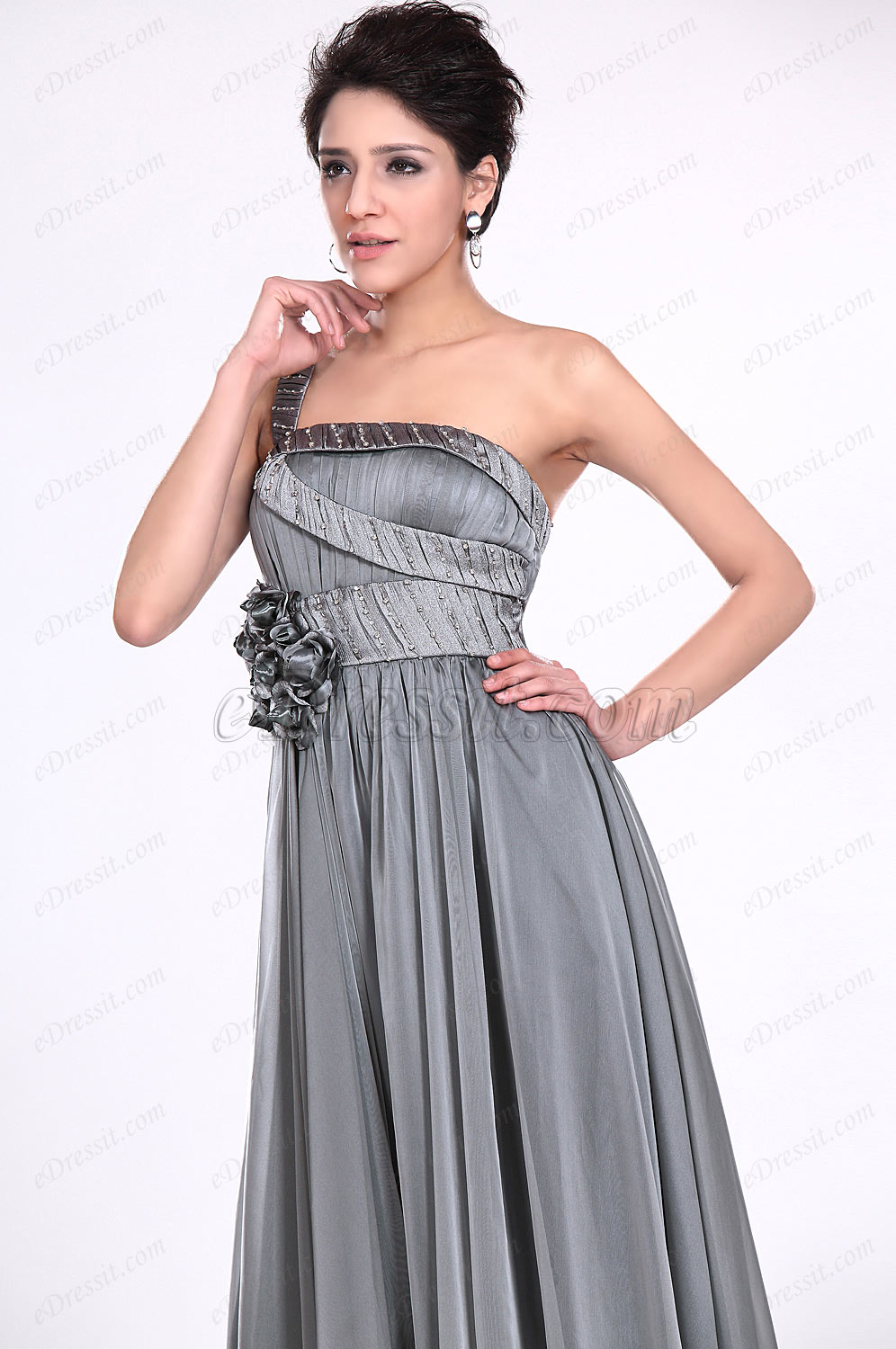 Seule épaule Robe de Soiree