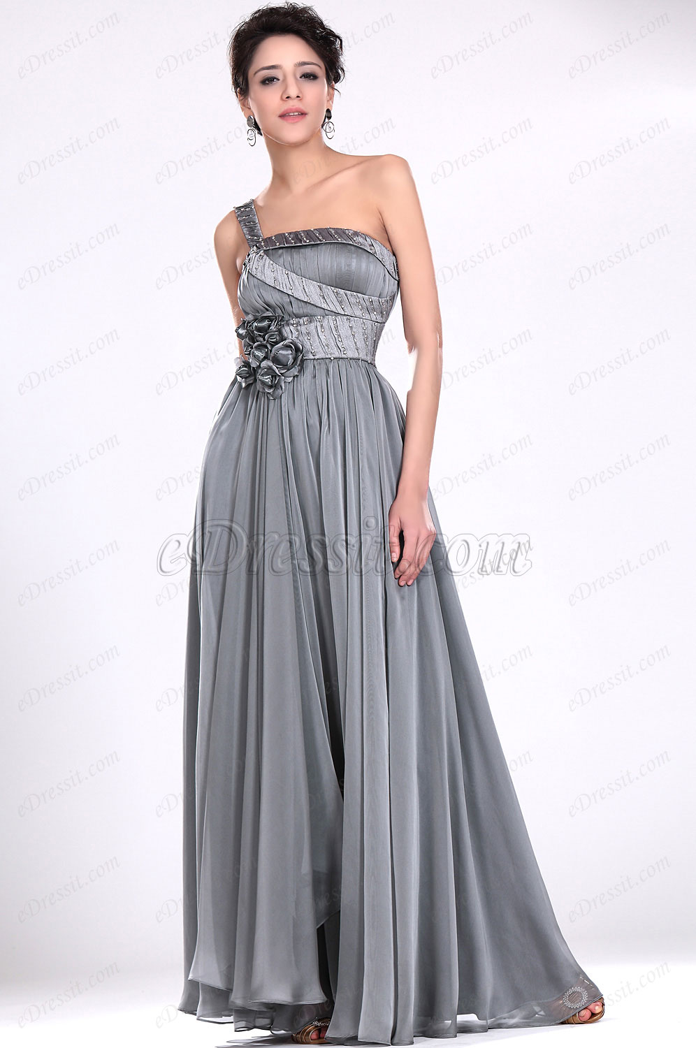 Seule épaule Robe de Soiree