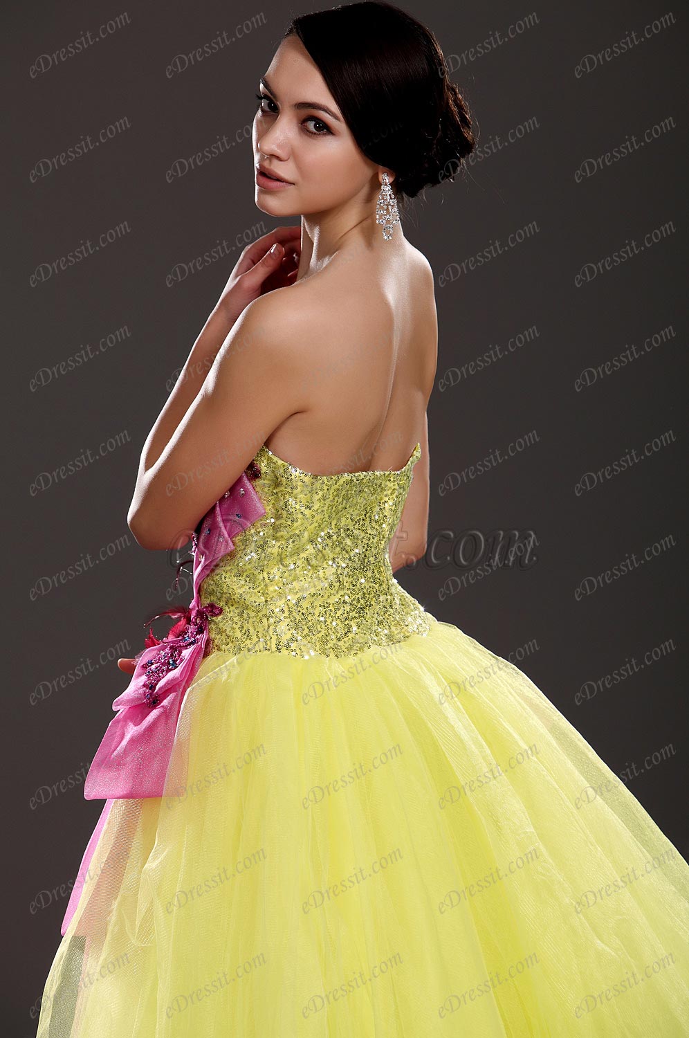 Robe de Soiree Sans bretelle