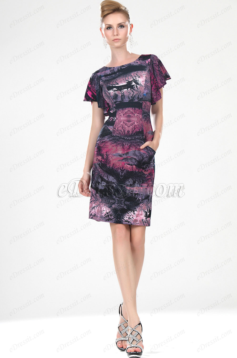 New Stylish Floral Outfit Day Dress
