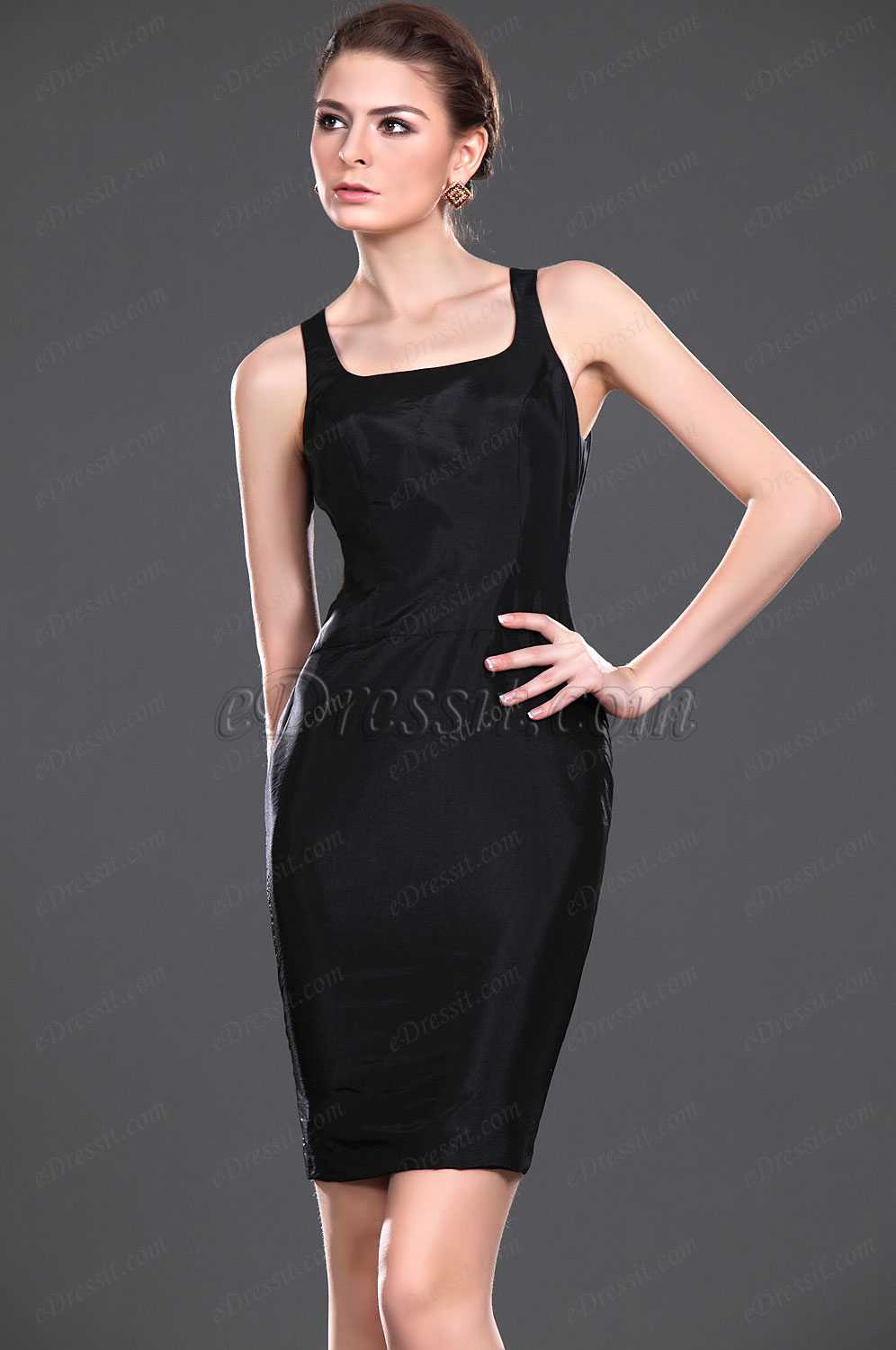 New Elegant Black Two Pieces Mother of the Bride Dress