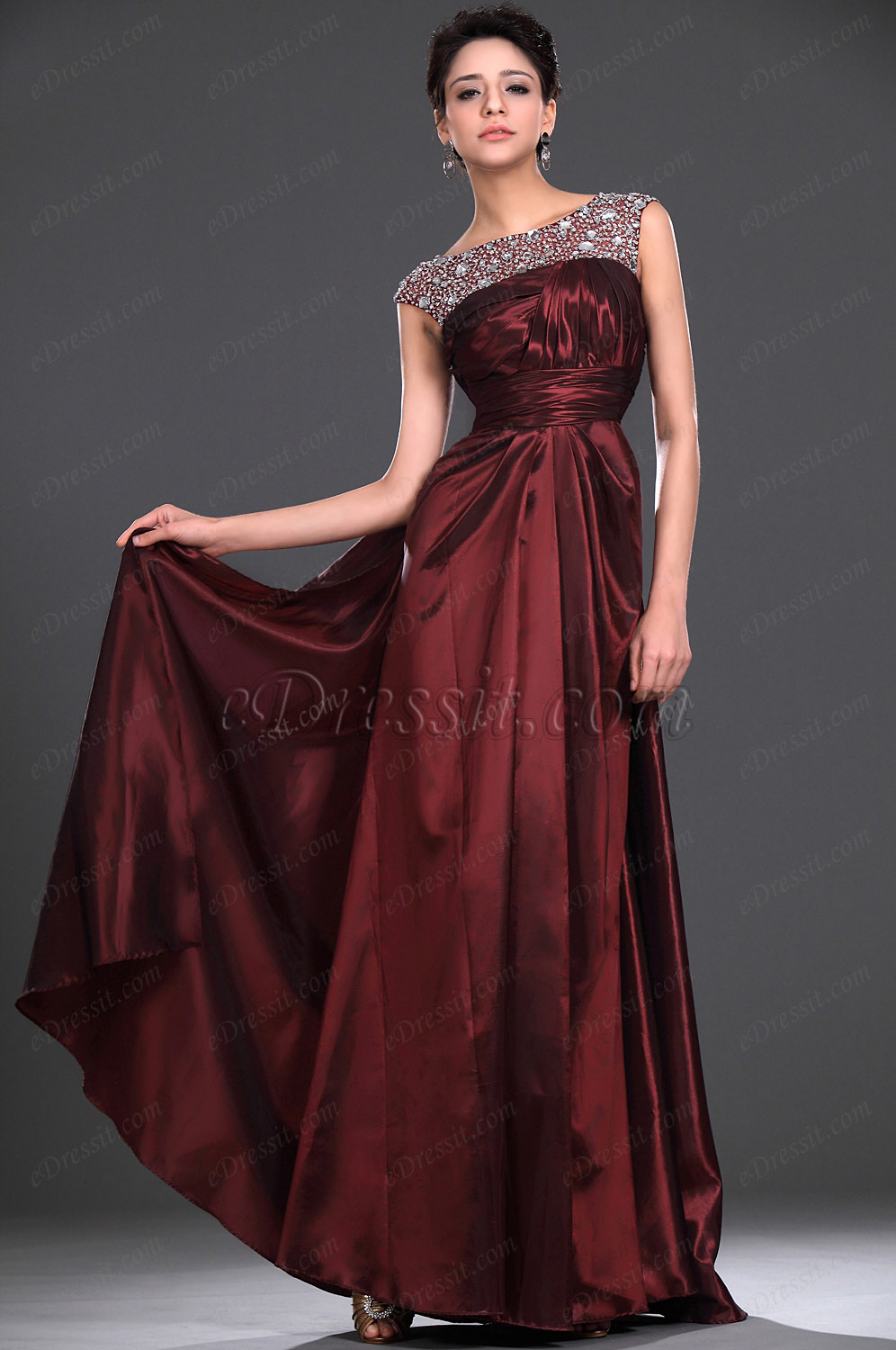 Glanzend Diamant Abiballkleider Abendkleider