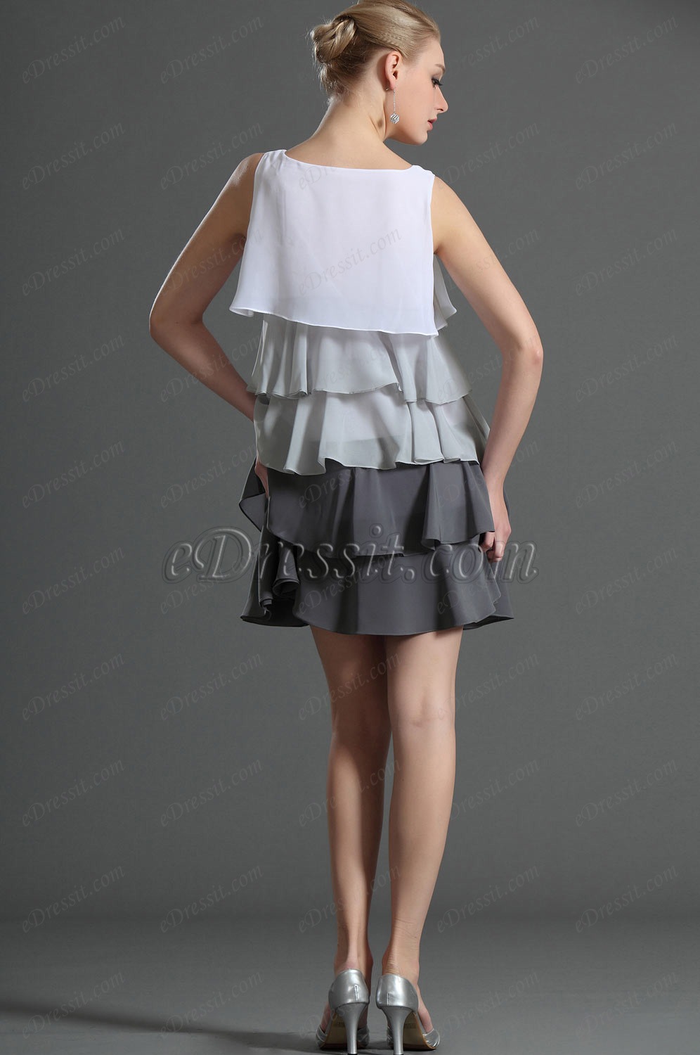 Strapless Multi-layers Day Dress