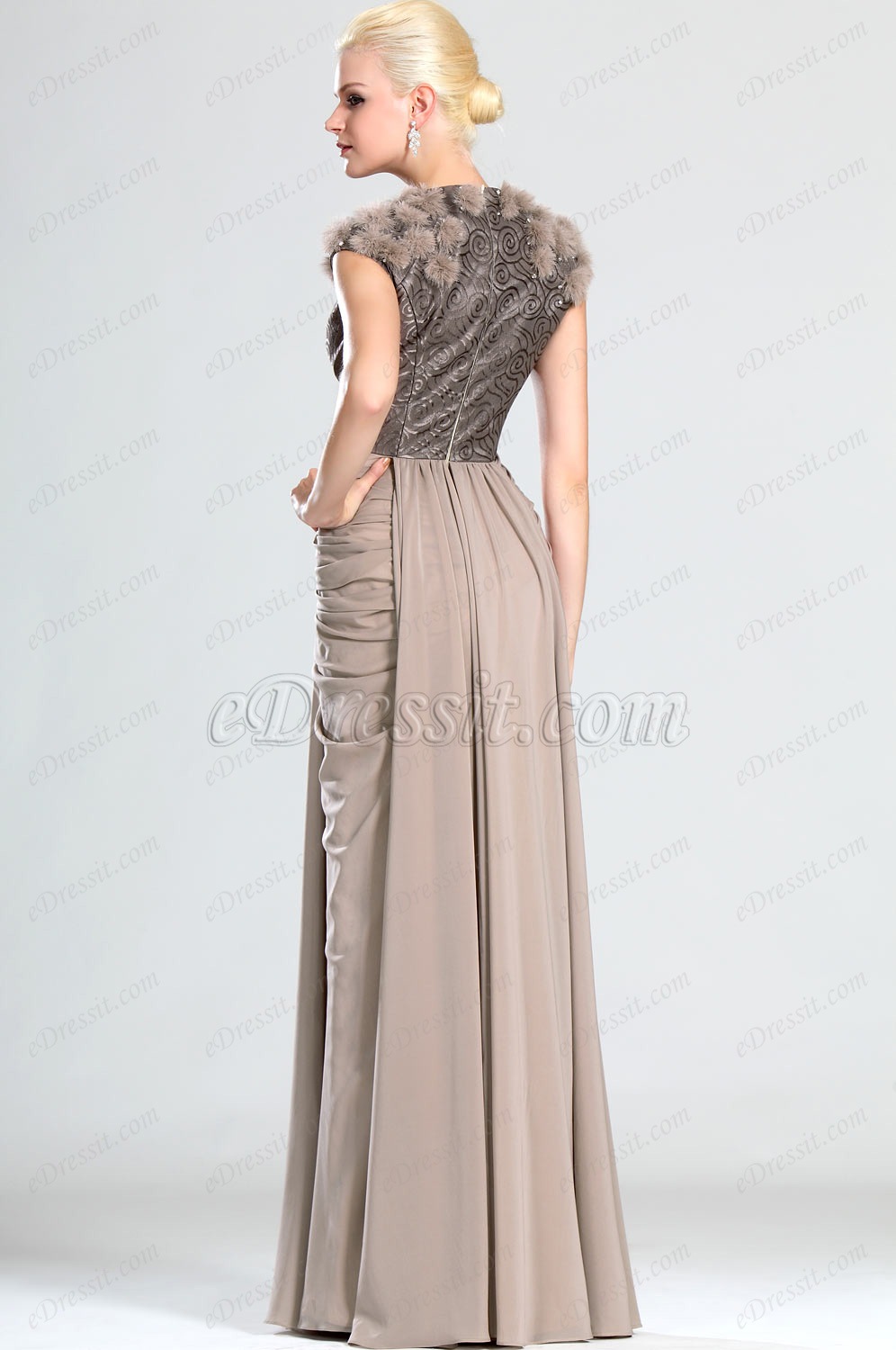 Artikel Prachtlos Sexy V-Ausschnitt Abendkleid