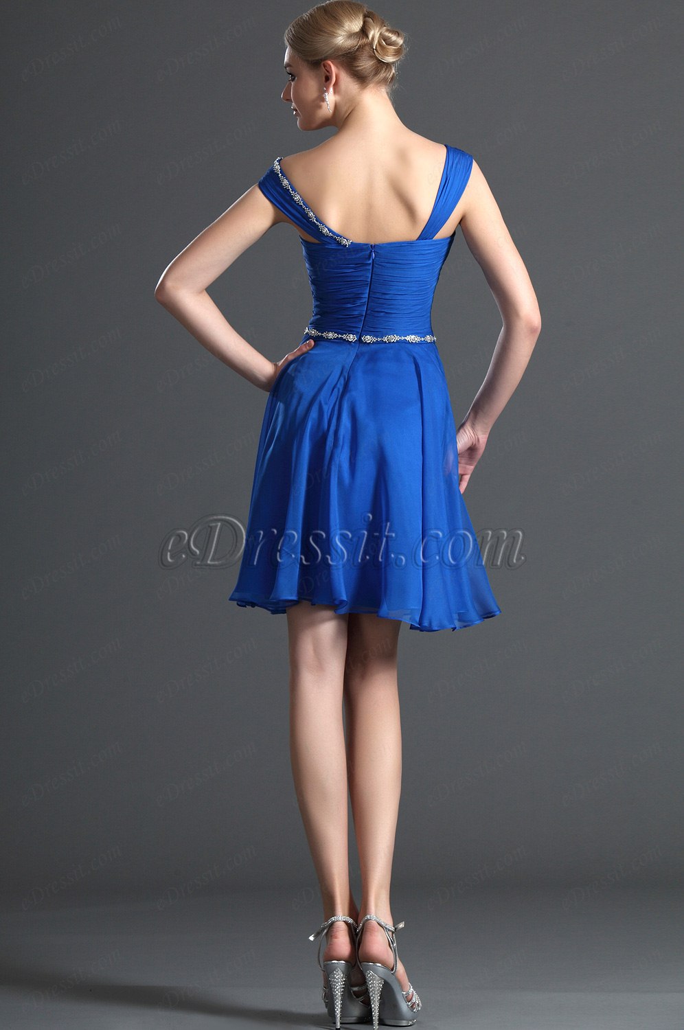 Novedad Maravilloso Ajustado Solo Hombro Vestido de Coctel