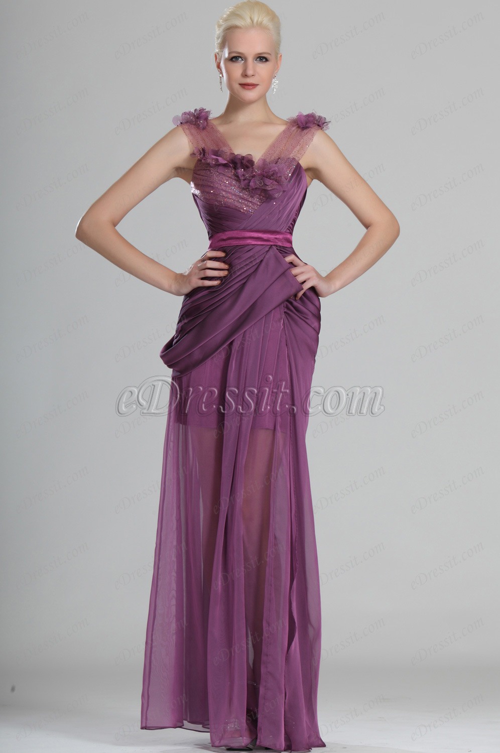 Sexy Magnifique V-col Robe de Soirée