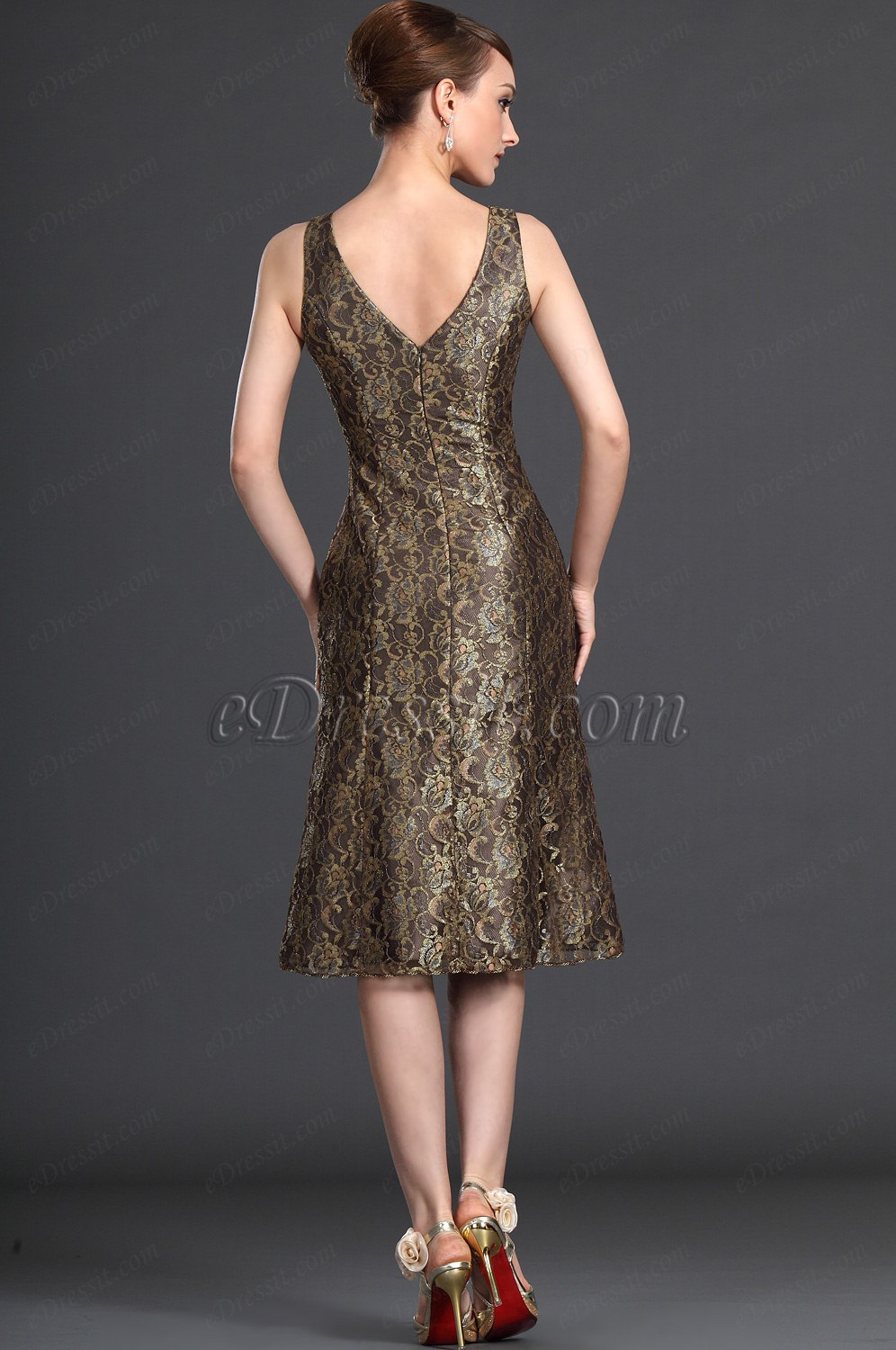 Eleganz Zwei Stücke Kleid der Mutter von Braut