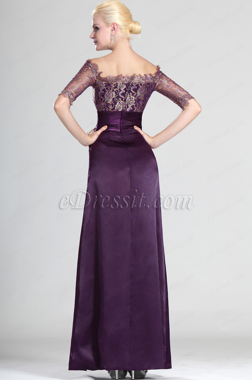 Nouveaute Stylish Off épaule Robe de Maman