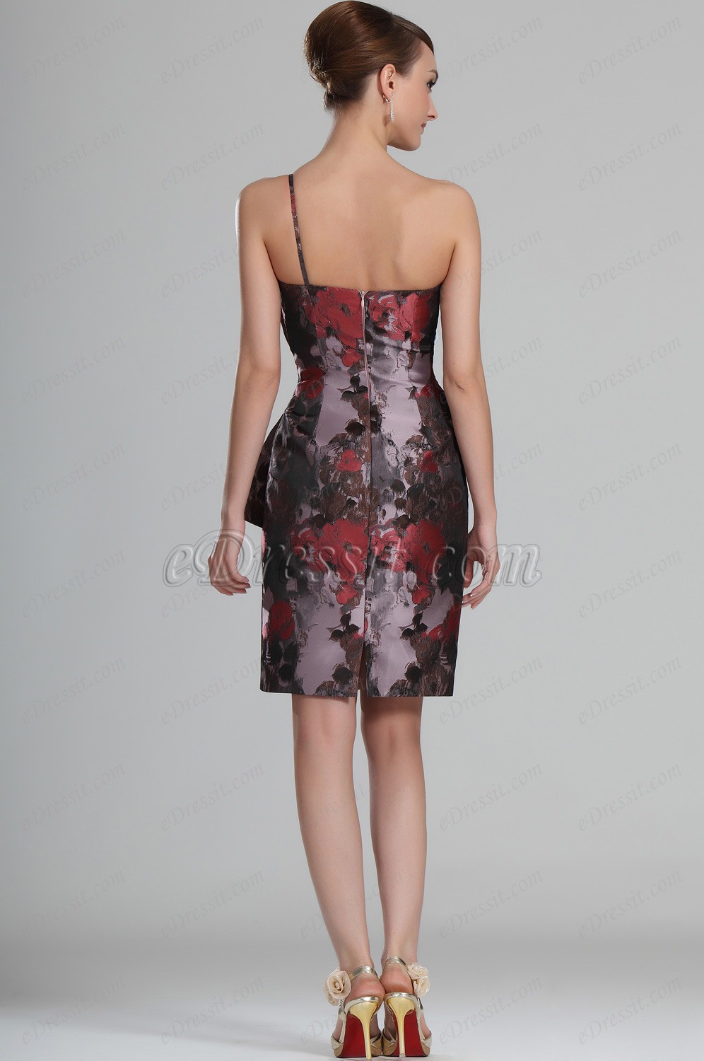 Agréable Fleurie Robe de Cocktail