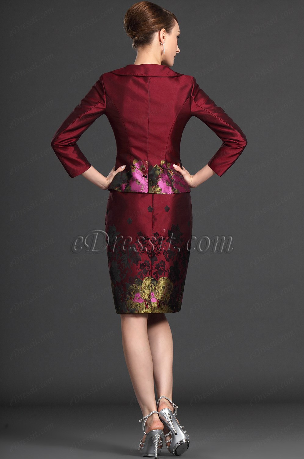 Eleganz Zwei Stücke Kleid der Mutter von Braut