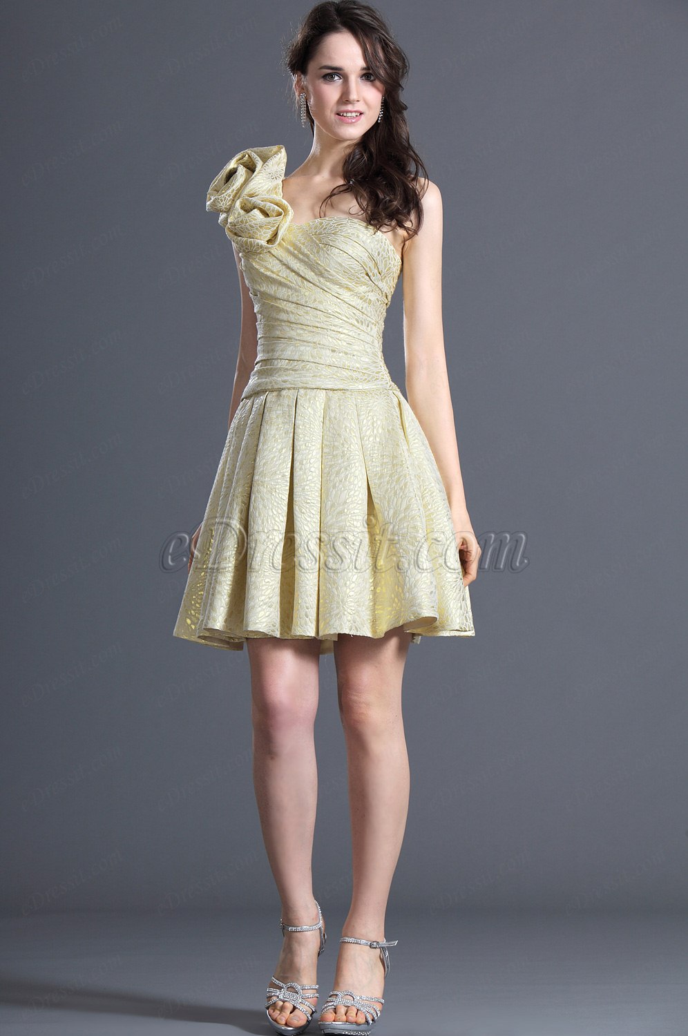 Stylish Bretelle unique Robe de Cocktail