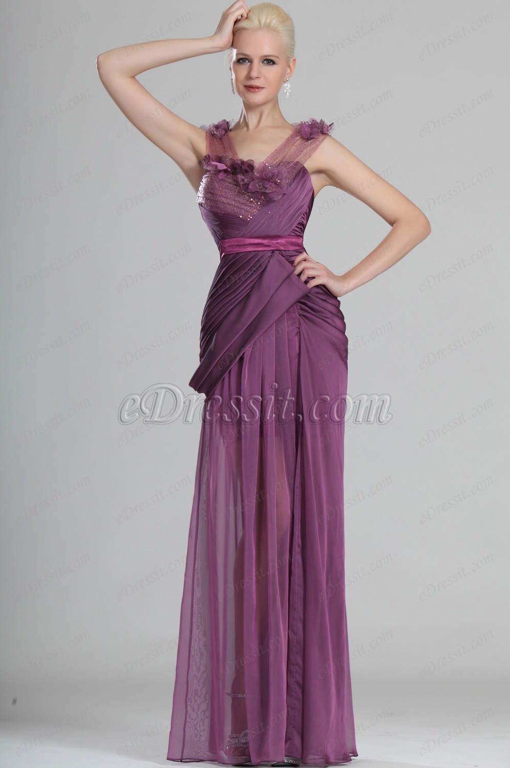 Sexy Magnifique V-col Robe de Soirée