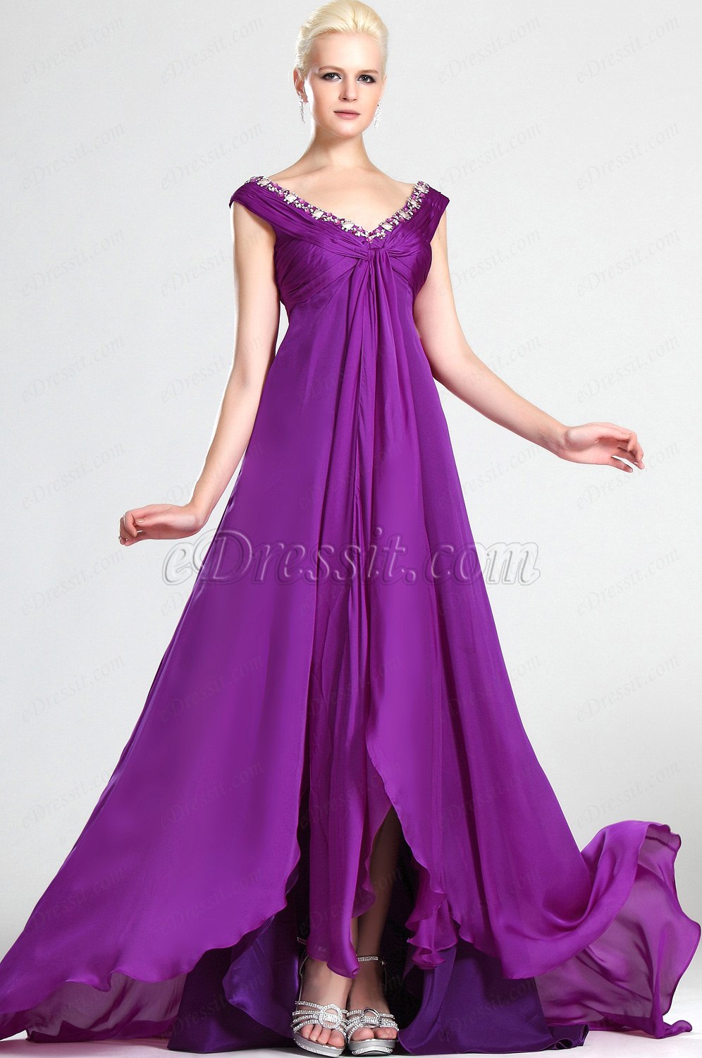 V-col Robe de soirée