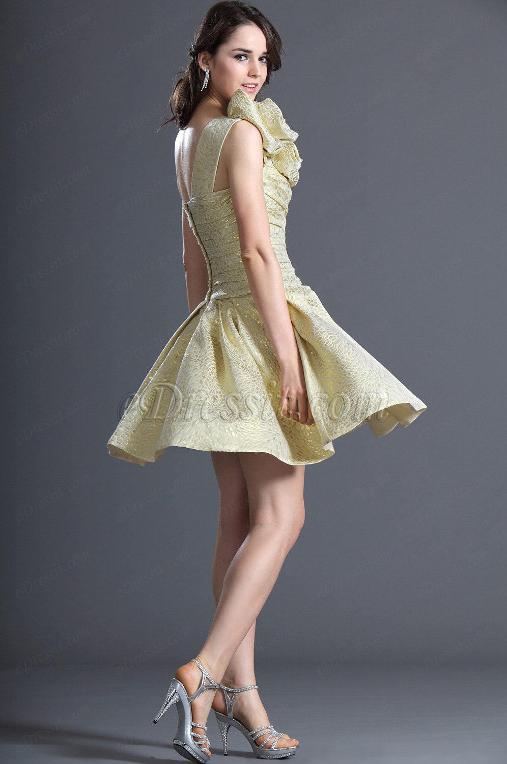 Stylish Bretelle unique Robe de Cocktail