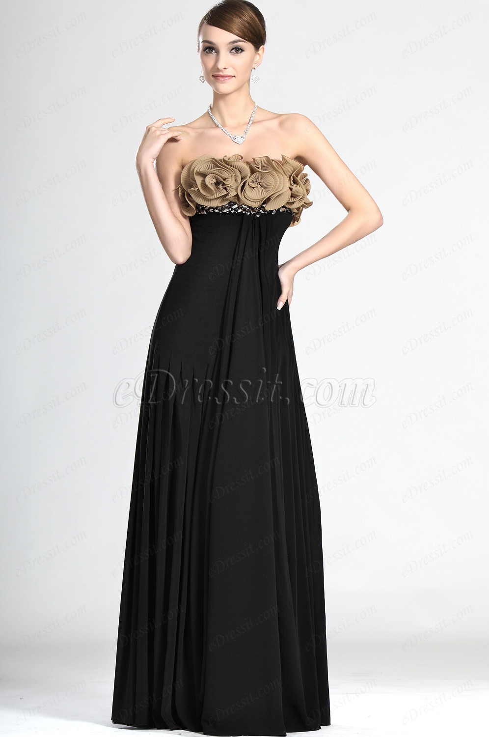 Herrlich Trägerlos Abendkleid