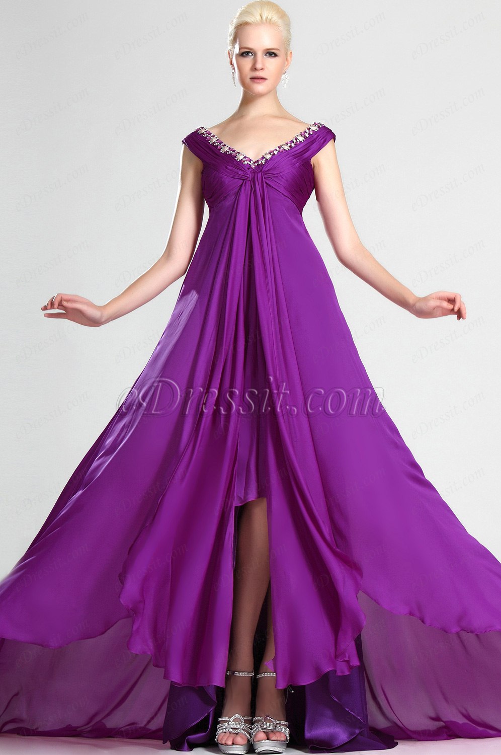 V-col Robe de soirée