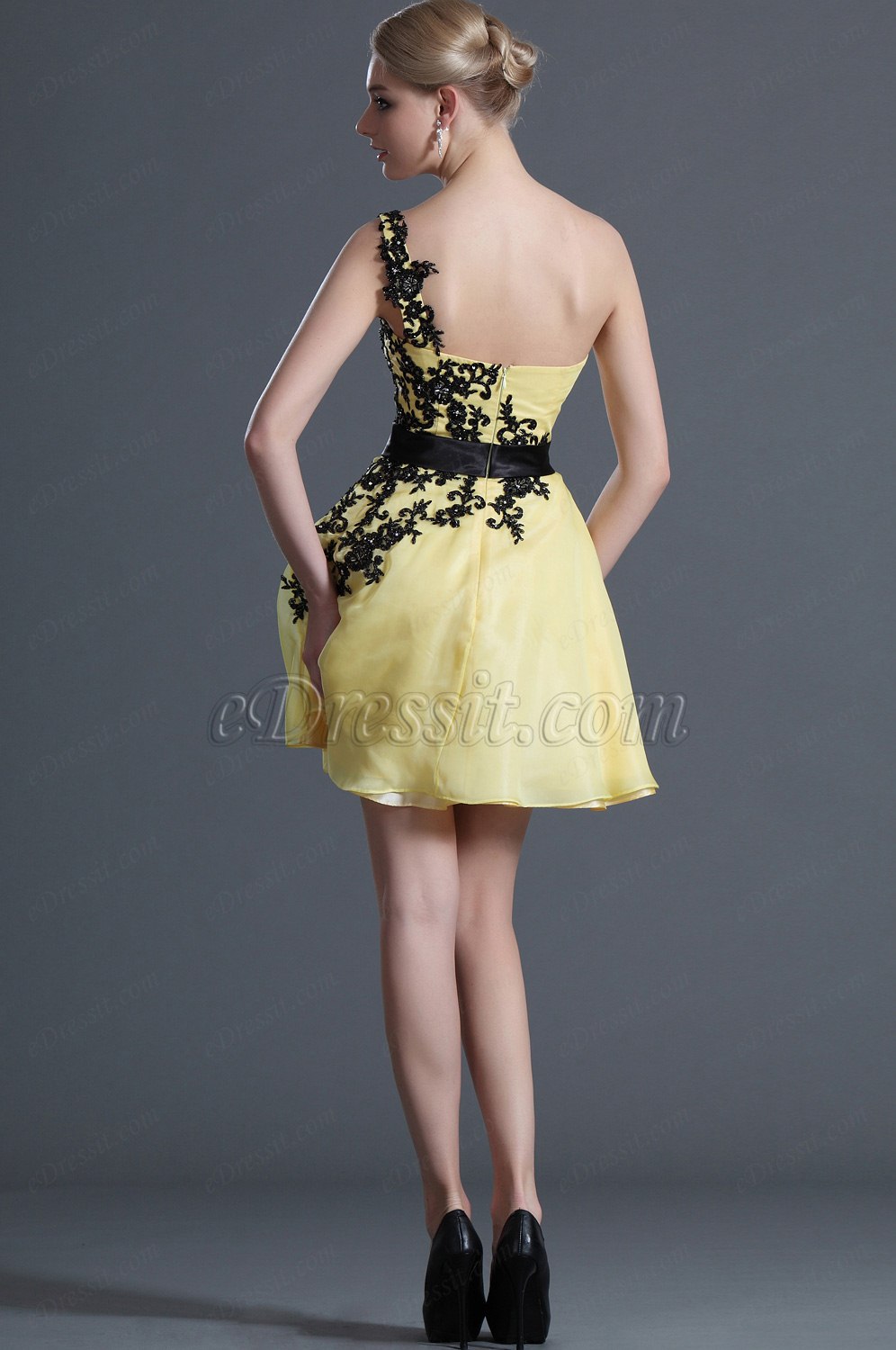 Bretelle Seule Robe de Cocktail