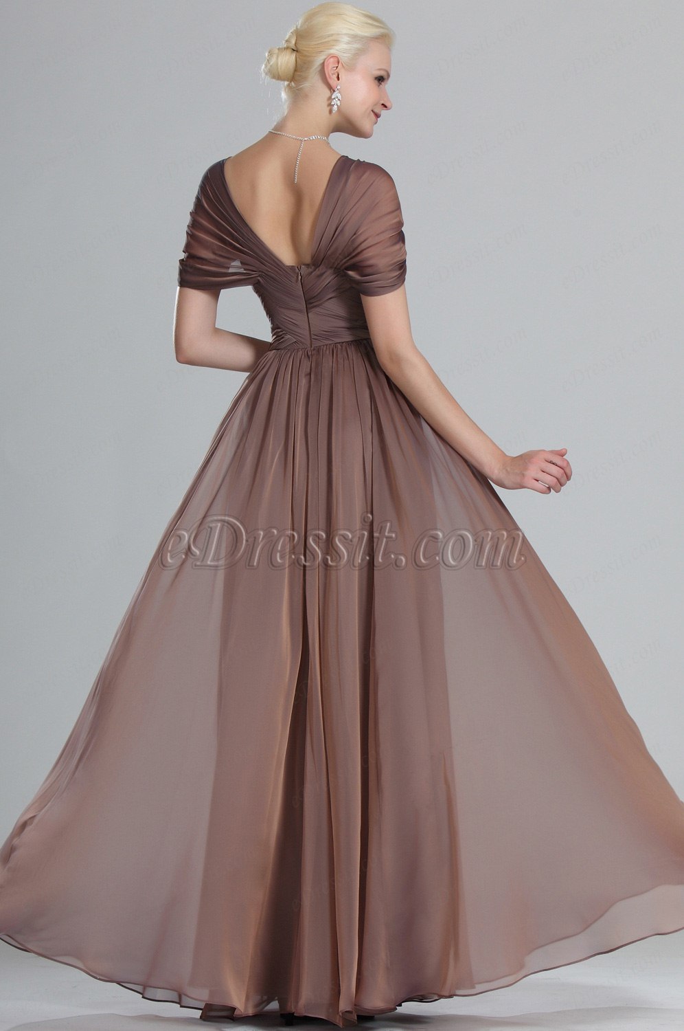 Prachtvoll Ärmel Abendkleid Länge Kleid