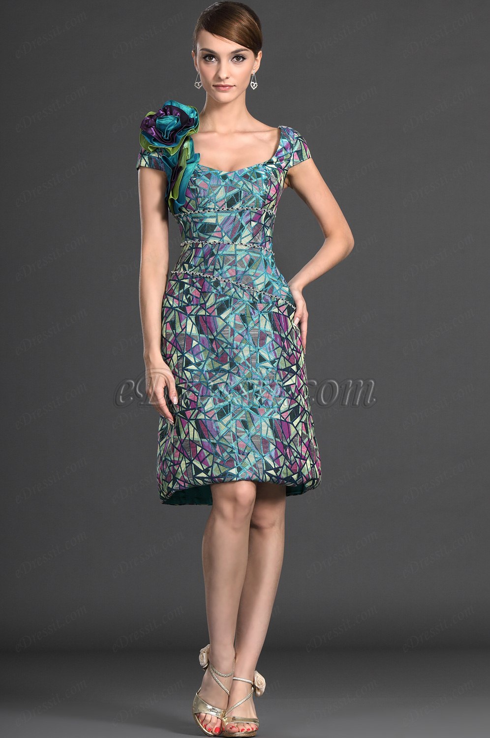 Charmante Fleurie Robe de journée