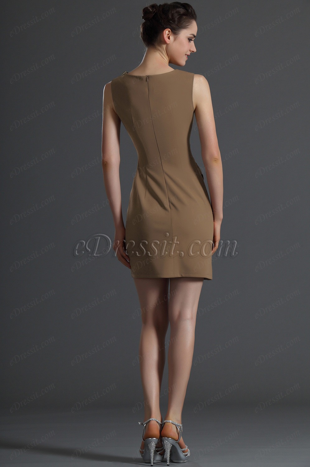 Agréable Sans Manche Robe de Journee