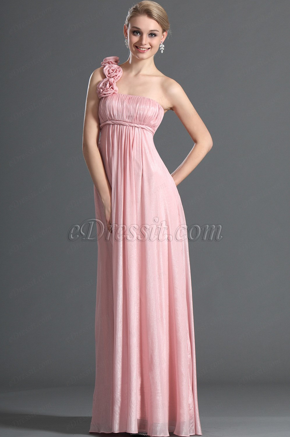 One shoulder Bridesmaid Dress