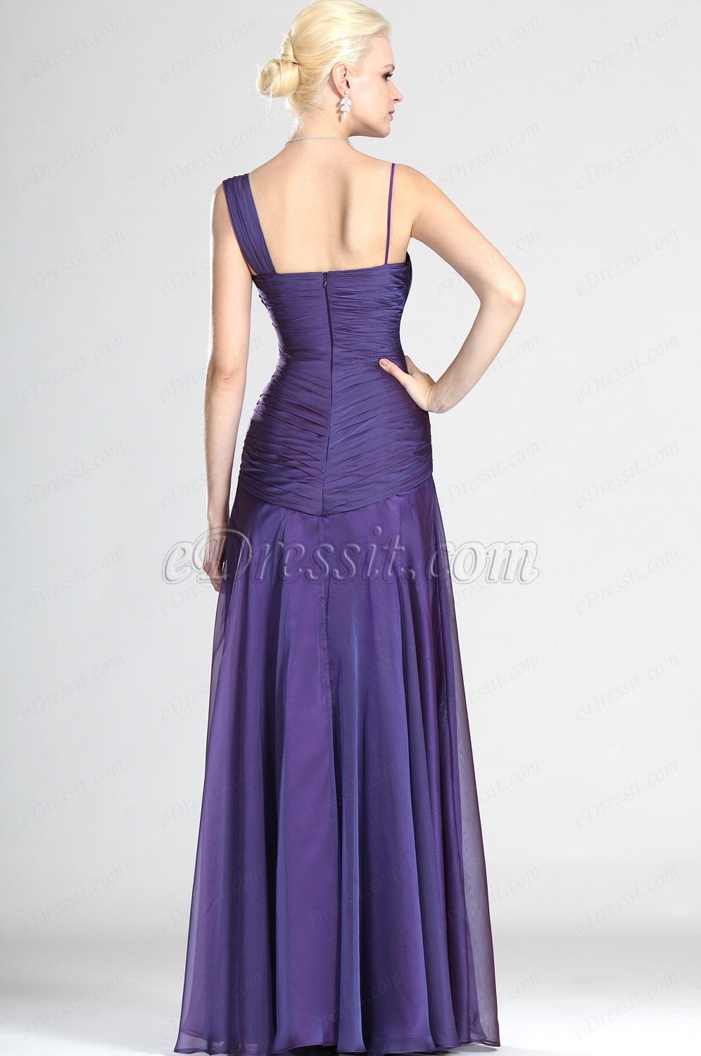 новое фиолетовое вечернее платье