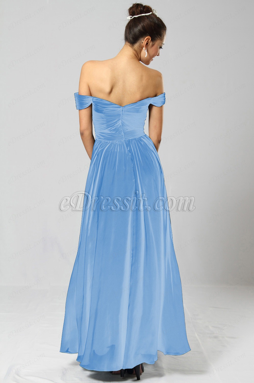 Clearance Sale ! Fabulous V-Cut Evening Dress