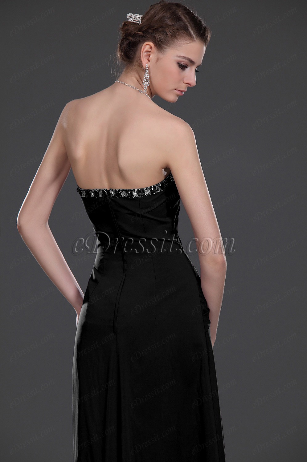 Clearance Sale ! Black Mother of the Bride Dress