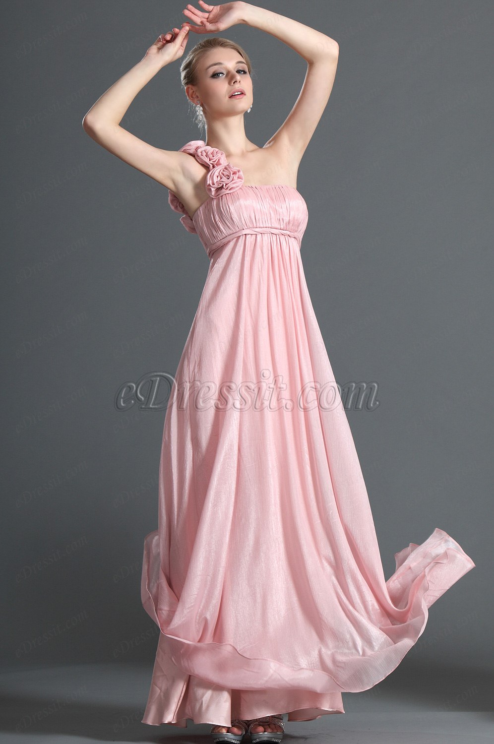One shoulder Bridesmaid Dress