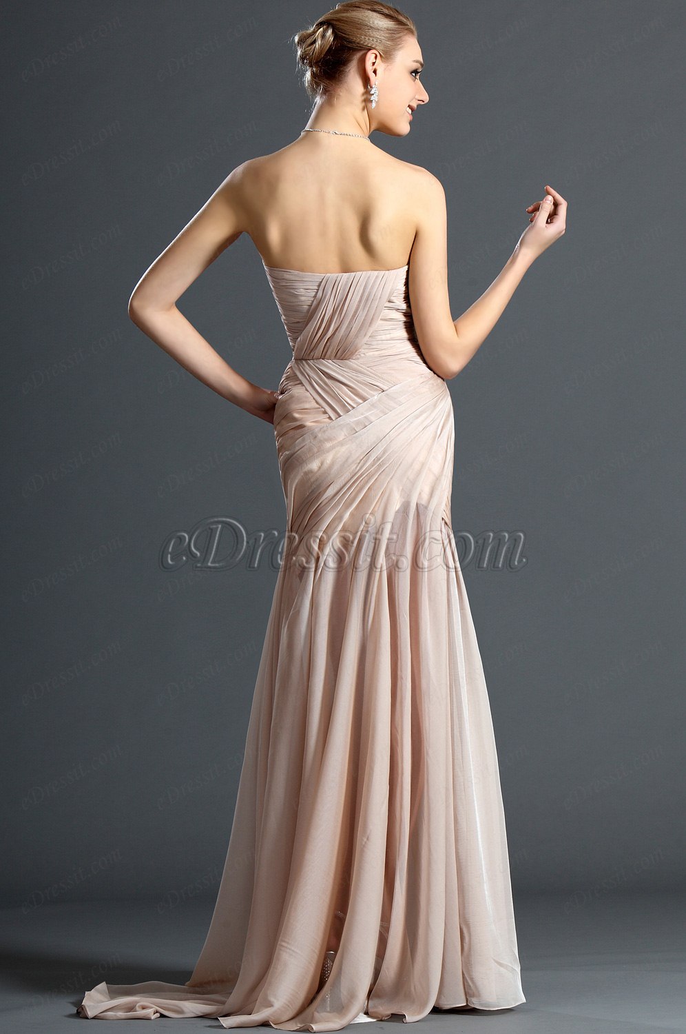 Clearance Sale ! 2012 Ruched bodice Evening Dress