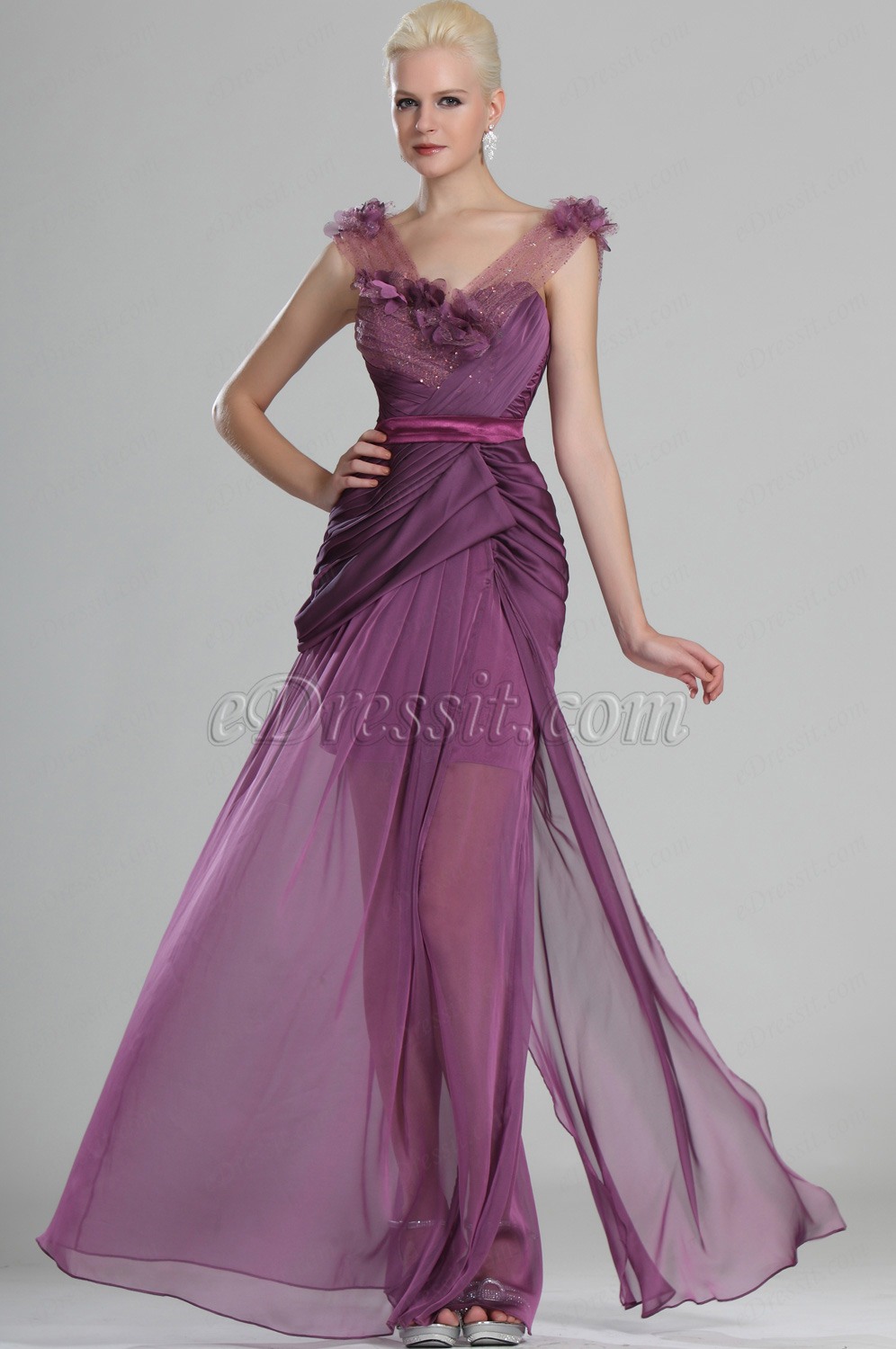 Sexy Magnifique V-col Robe de Soirée