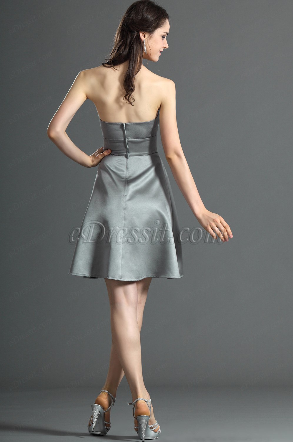 коктейльное платье/платье подружек невесты без бретелек