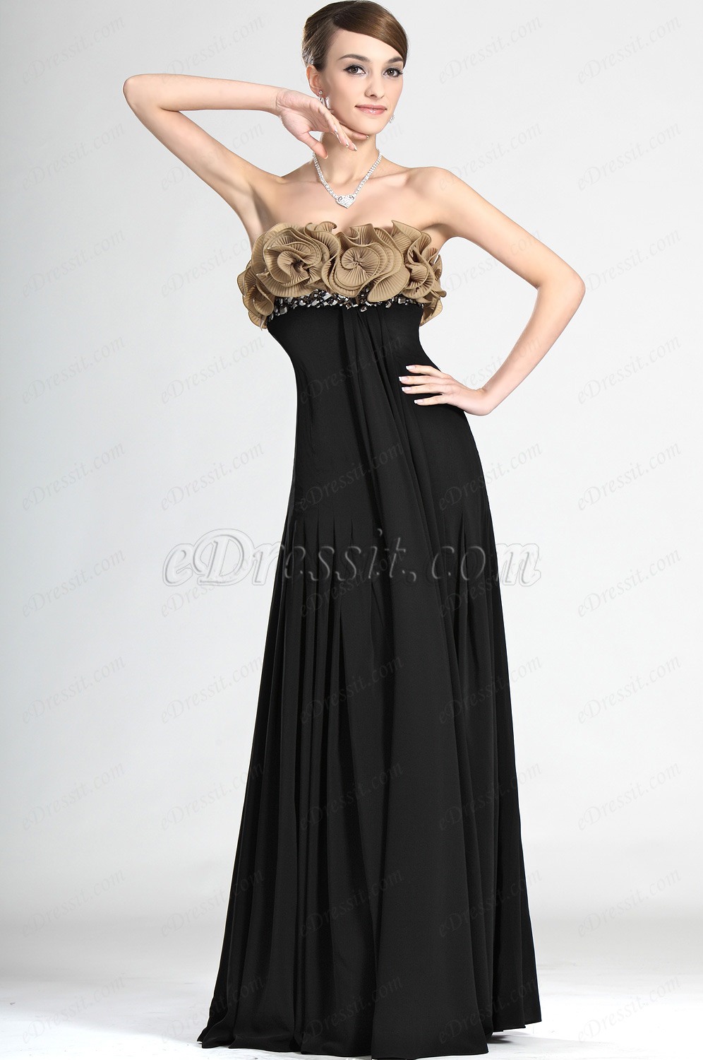 Herrlich Trägerlos Abendkleid