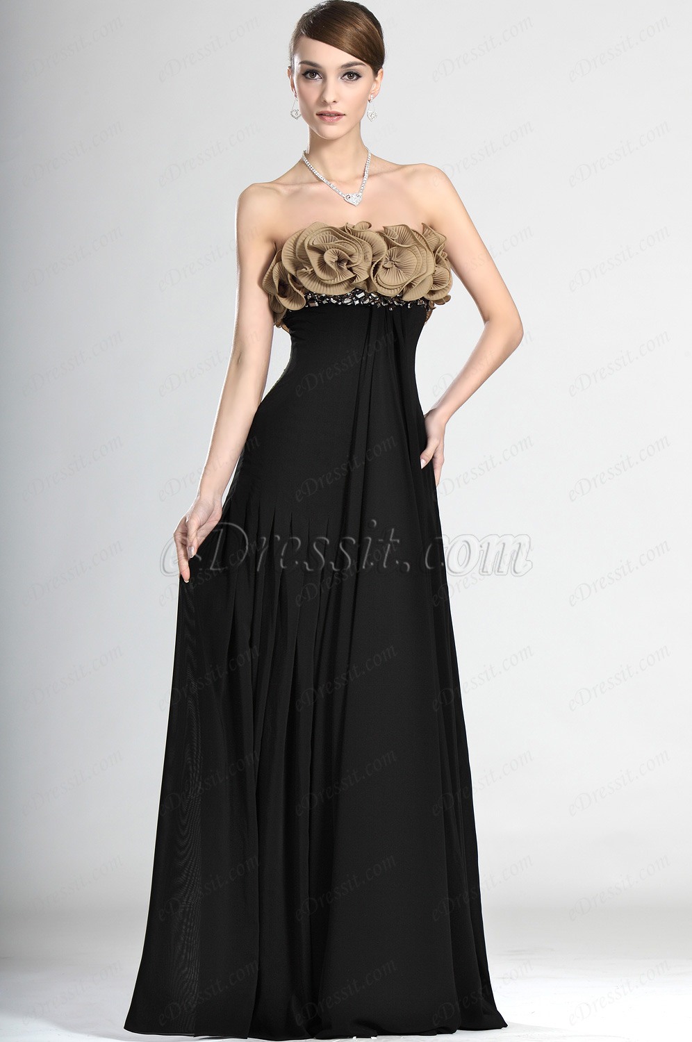 Herrlich Trägerlos Abendkleid