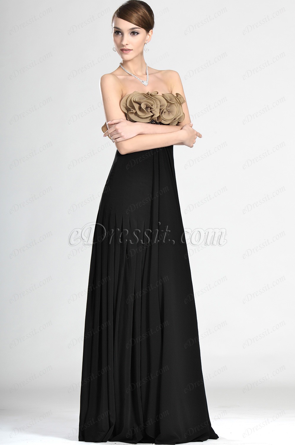 Herrlich Trägerlos Abendkleid