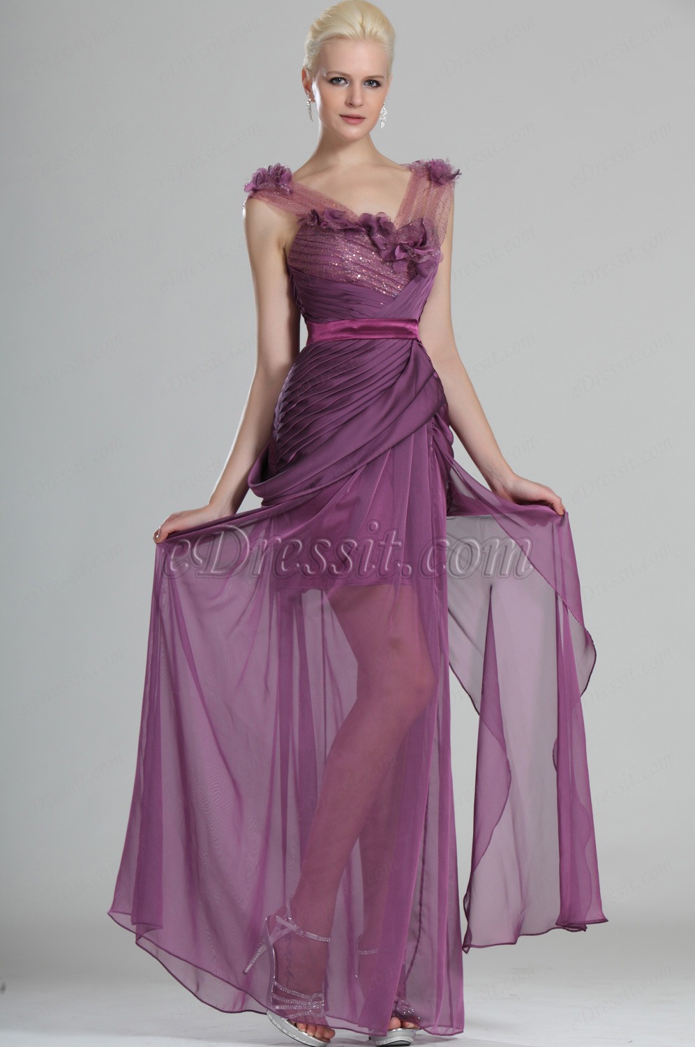 Sexy Magnifique V-col Robe de Soirée