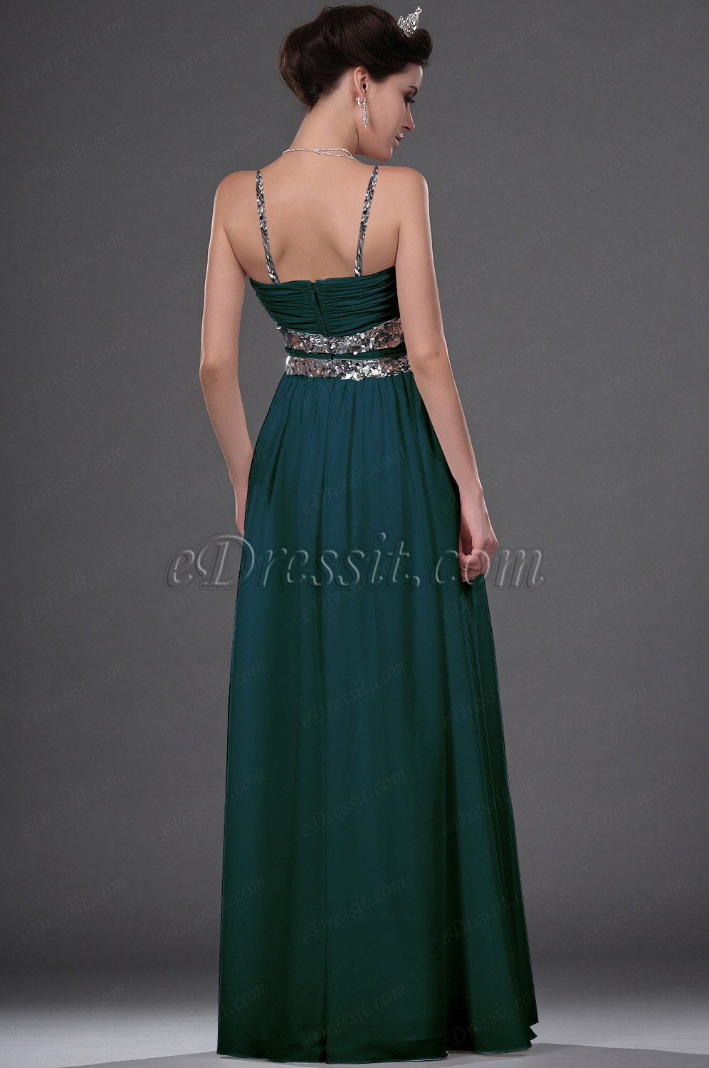Clearance Sale ! New Strapless Sequins Evening Dress