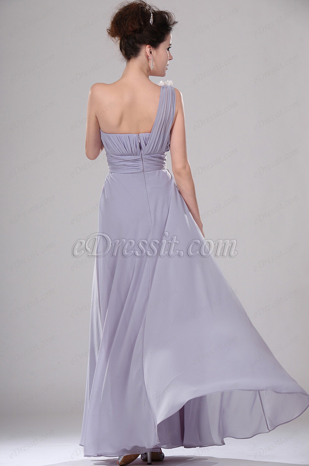 Clearance Sale ! One Shoulder Evening Dress
