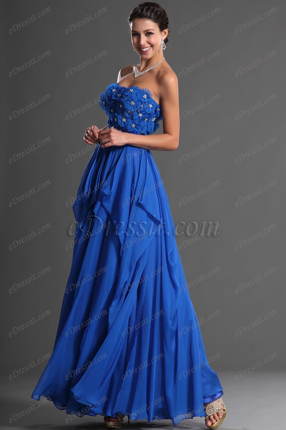 захватывающее прекрасное вечернее платье