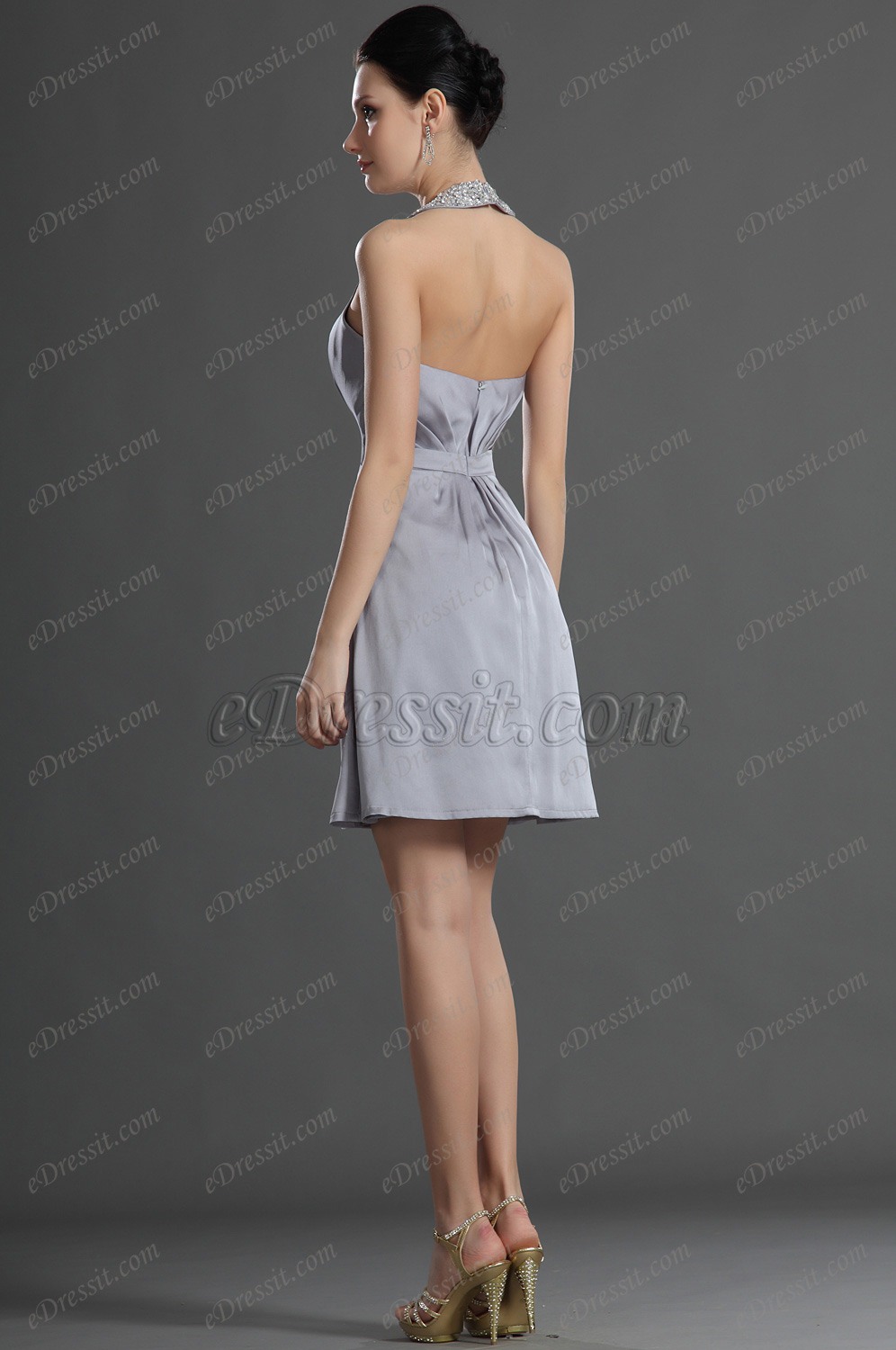 Halter Fabulous Robe de Cocktail